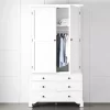Roma Wardrobe - White 2 Roma Wardrobe - White -Fashion Furniture Store 1117257422 m