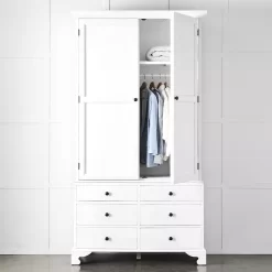 Roma Wardrobe - White