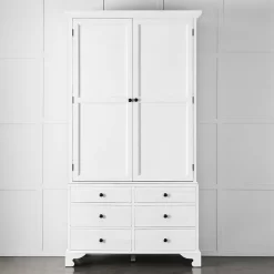 Roma Wardrobe - White -Fashion Furniture Store 1117257422 o