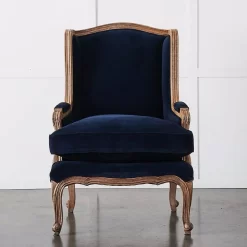 Khadi Indigo Armchair -Fashion Furniture Store 1117259740 E