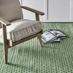 Hokey Rug - Emerald