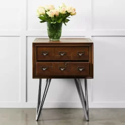 Arden Bedside Table -Fashion Furniture Store 1117260766 C