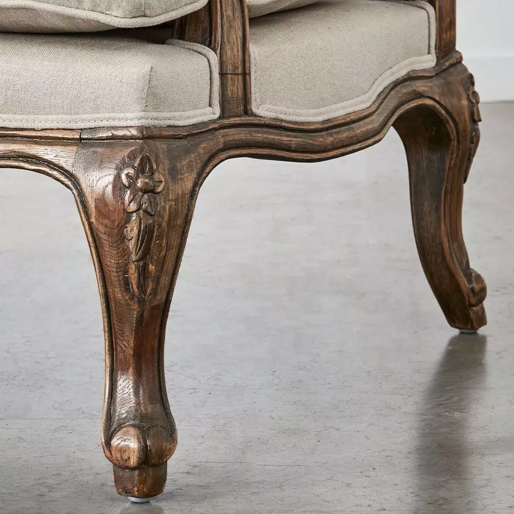 French Armchair 2 Seater 11 French Armchair 2 Seater - Image 9