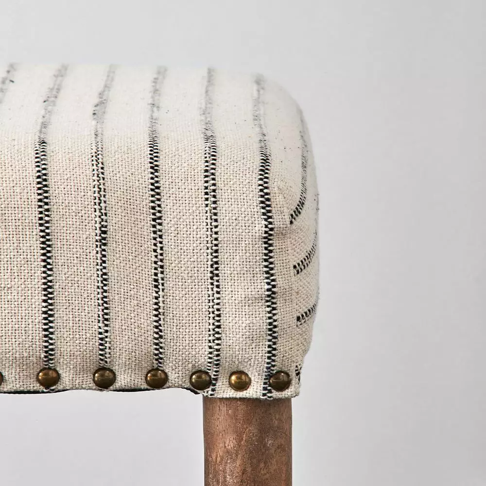 Khadi Hickory Stripe Bench 8 Khadi Hickory Stripe Bench - Image 6