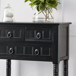 Elise 3 Drawer Bedside Table -Fashion Furniture Store 2010049 u
