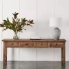 4 Drawer Elm Sofa Table -Fashion Furniture Store 5657 A