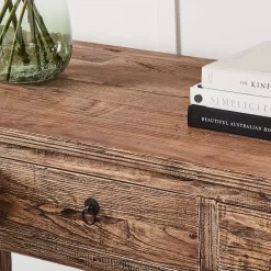 4 Drawer Elm Sofa Table -Fashion Furniture Store 5657 D