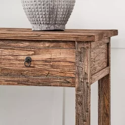 4 Drawer Elm Sofa Table -Fashion Furniture Store 5657 F